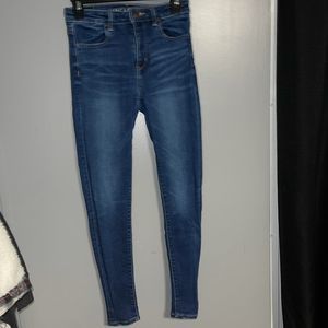 Size 2 Dark wash American Eagle Jeans High Rise